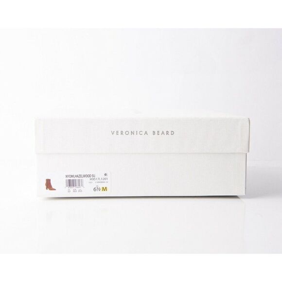 Veronica Beard Nyomi Womens Brown Suede Ankle Boots Booties Fringe 6.5 Eu 36.5 - Picture 9 of 9